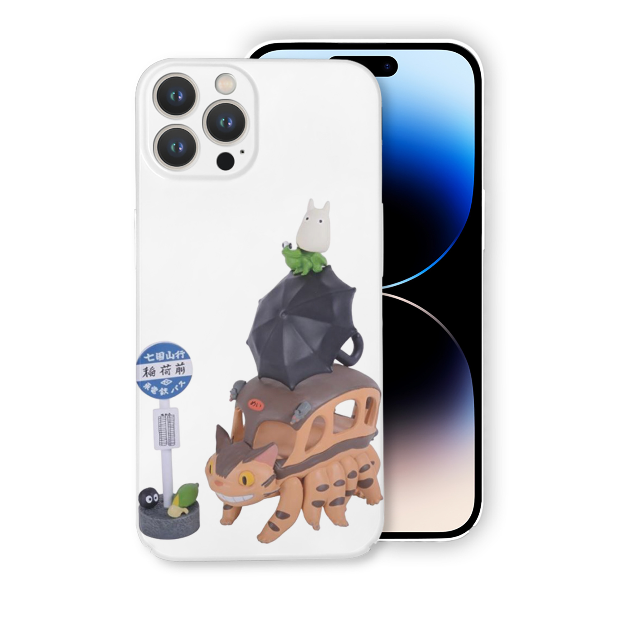 （画像用） となりのトトロ 草壁メイ 草壁サツキ My Neighbor Totoro Satsuki Kusakabe Mei Kusakabe 【iPhone 14シリーズ対応】ハードケース